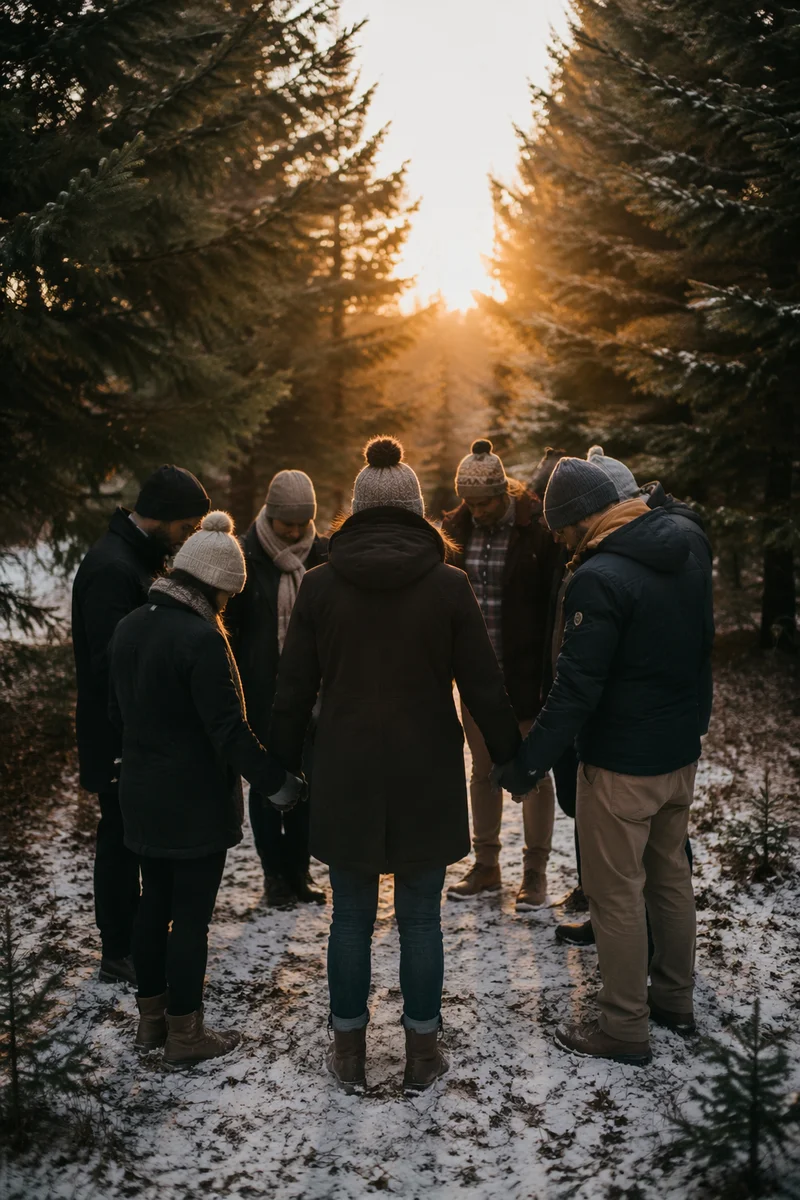 Intercessory Prayer Circle in Evergreen Dawn
