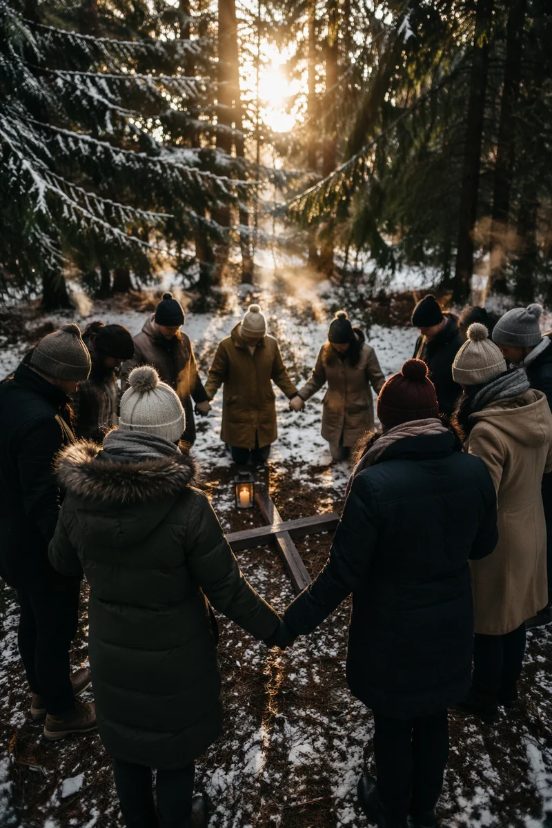 Intercessory Prayer Circle in Evergreen Dawn
