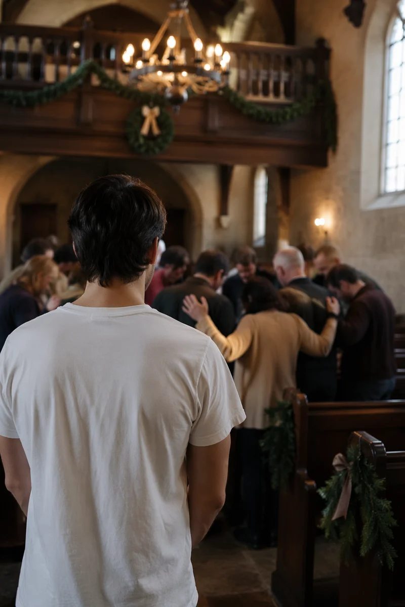 Intercessory Prayer Circle in Historic Sanctuary