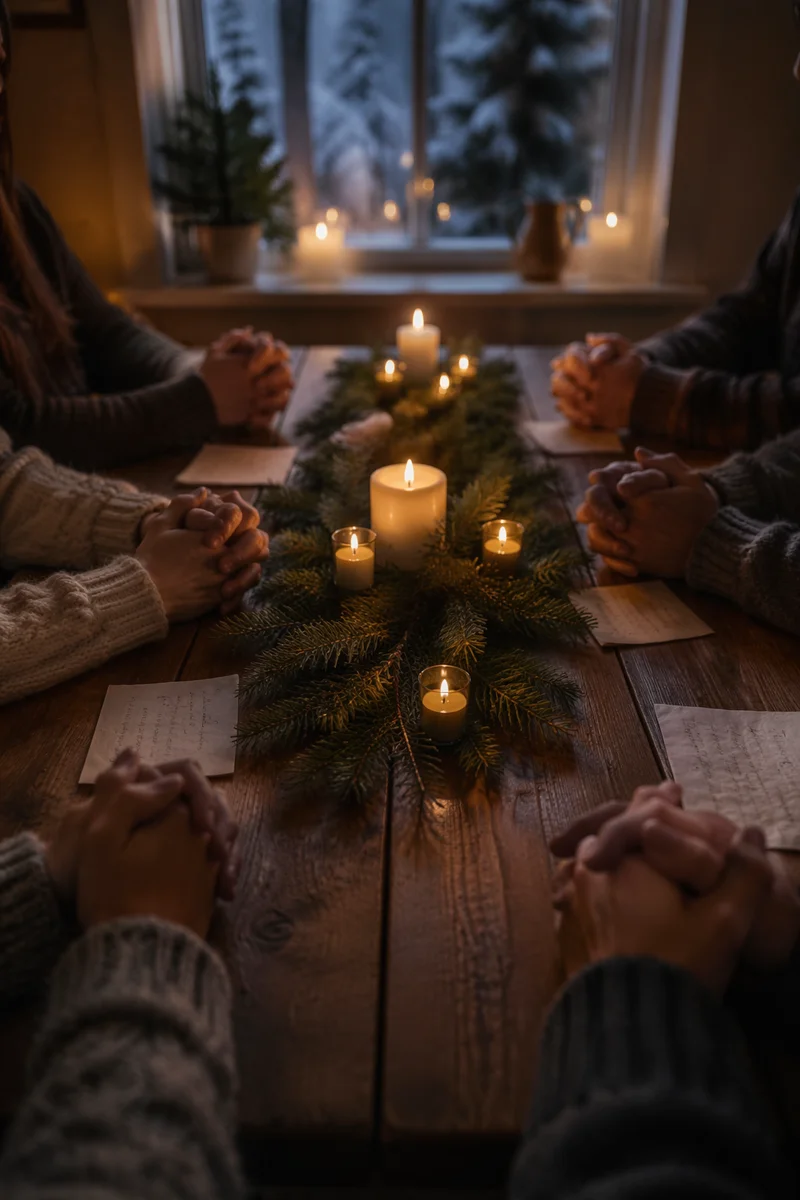 Evergreen Intercessory Prayer Circle by Candlelight