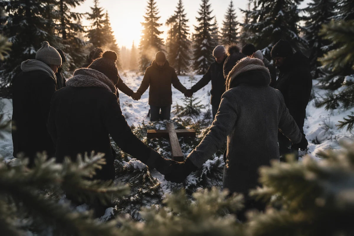 Intercessory Prayer Circle in Evergreen Dawn