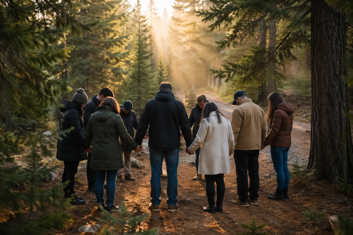 Intercessory Prayer Circle in Evergreen Dawn