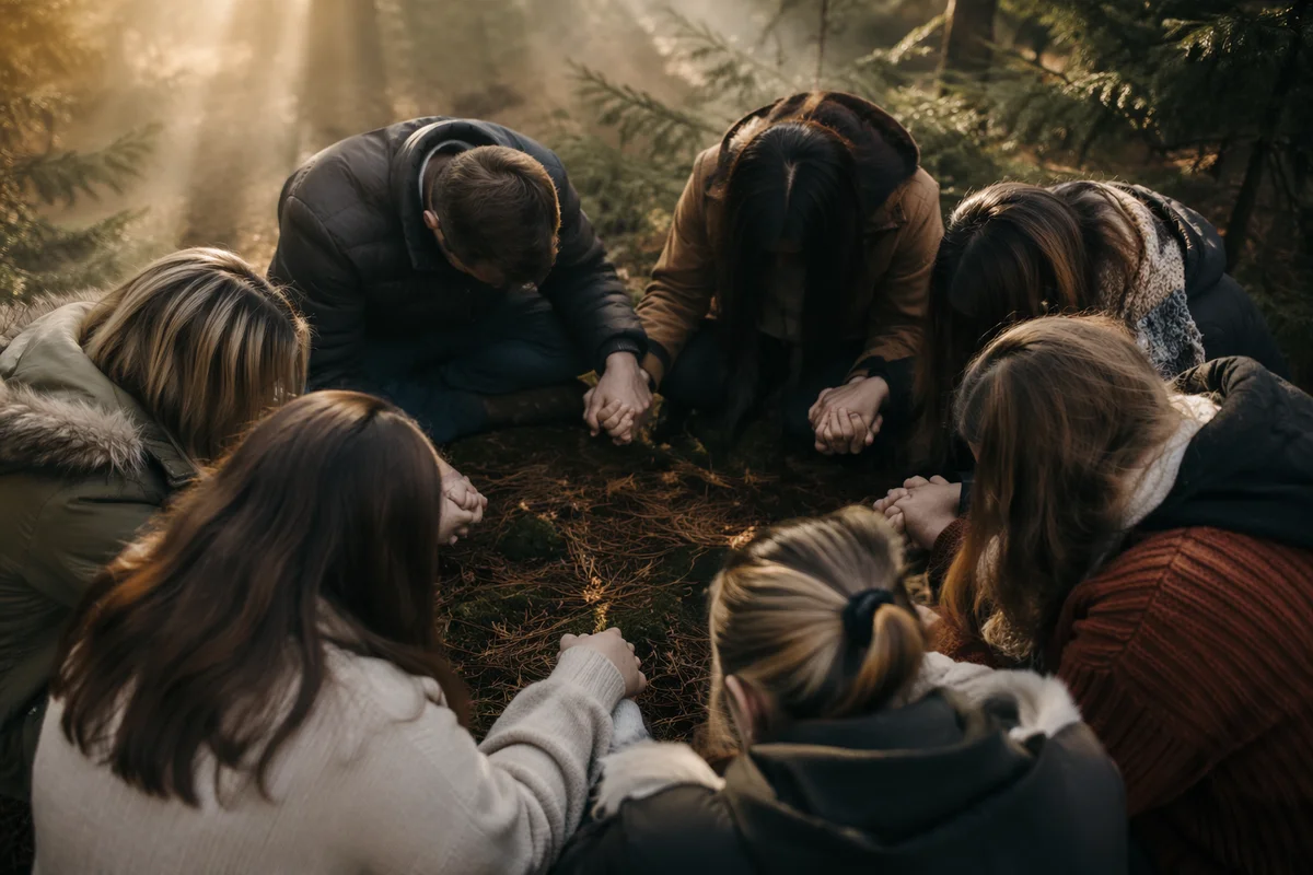 Intercessory Prayer Circle in Evergreen Grove