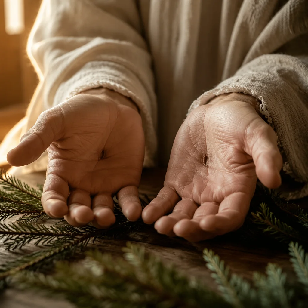 Resurrection Hands with Evergreen Hope