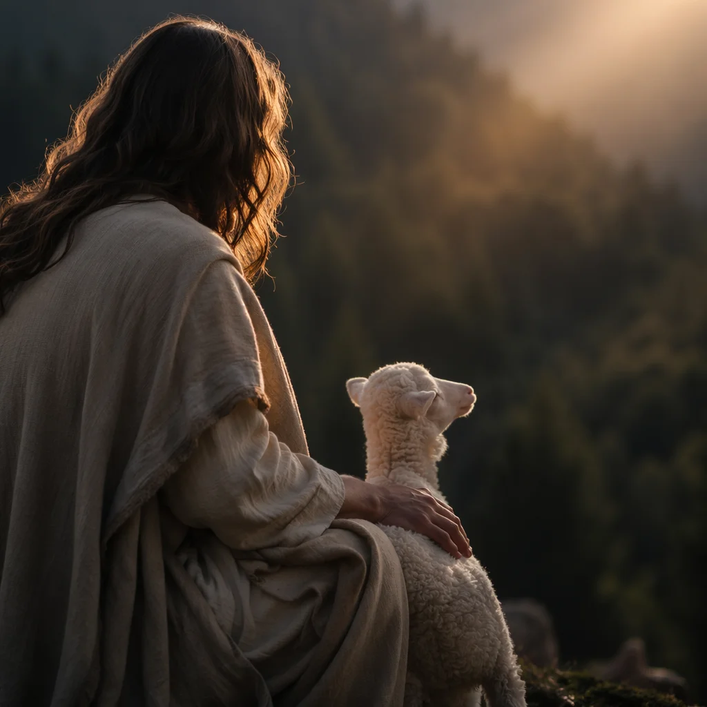 Gentle Shepherd Light at Evergreen Dusk