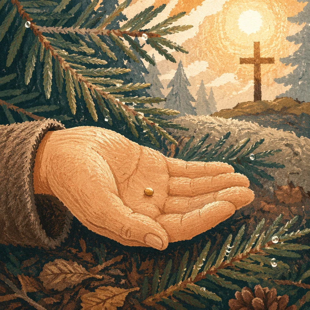 Mustard Seed in Palm by Evergreen Cross