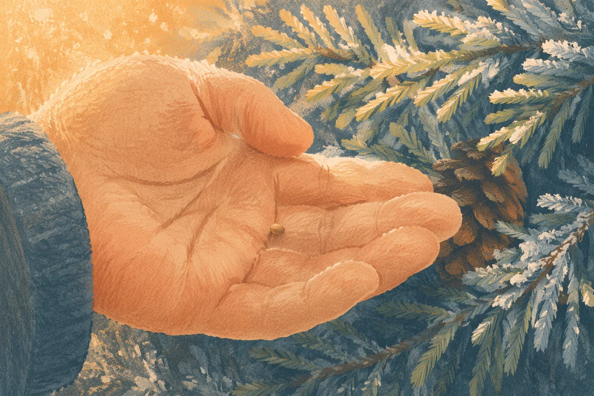 Mustard Seed Resting in Gentle Palm