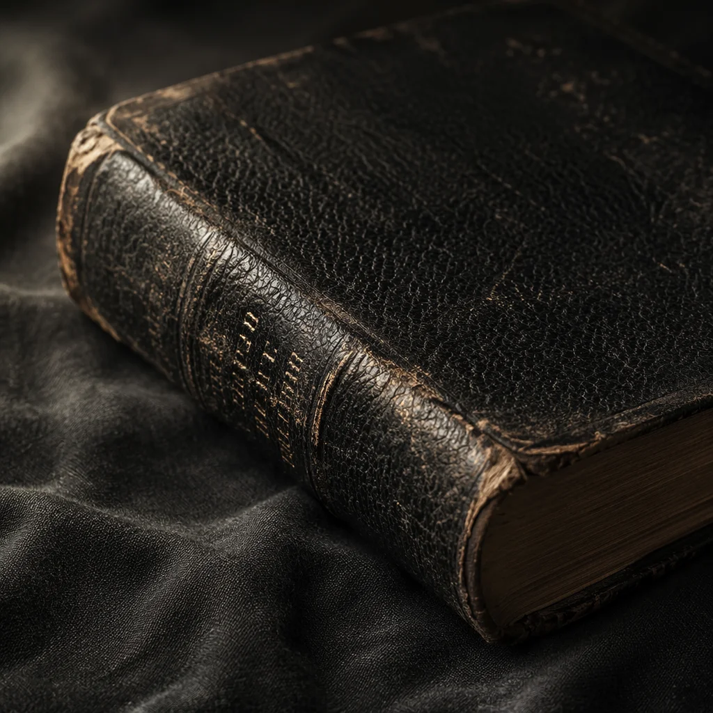 Worn Vintage Bible in Quiet Shadow