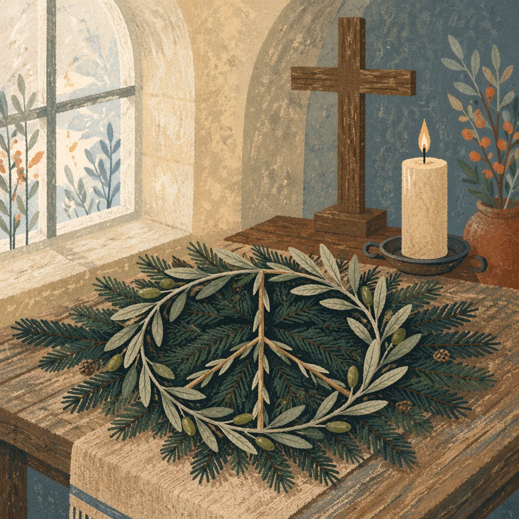 Olive Branch Peace Symbol in Chapel