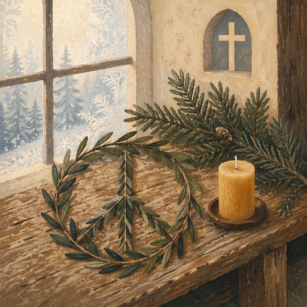 Olive Branch Peace Symbol in Chapel