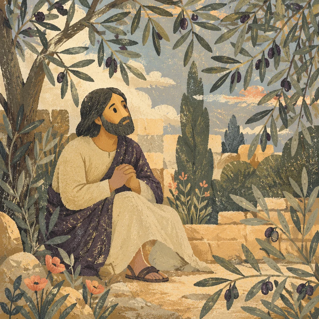Evergreen Olive Branches Symbol of Peace