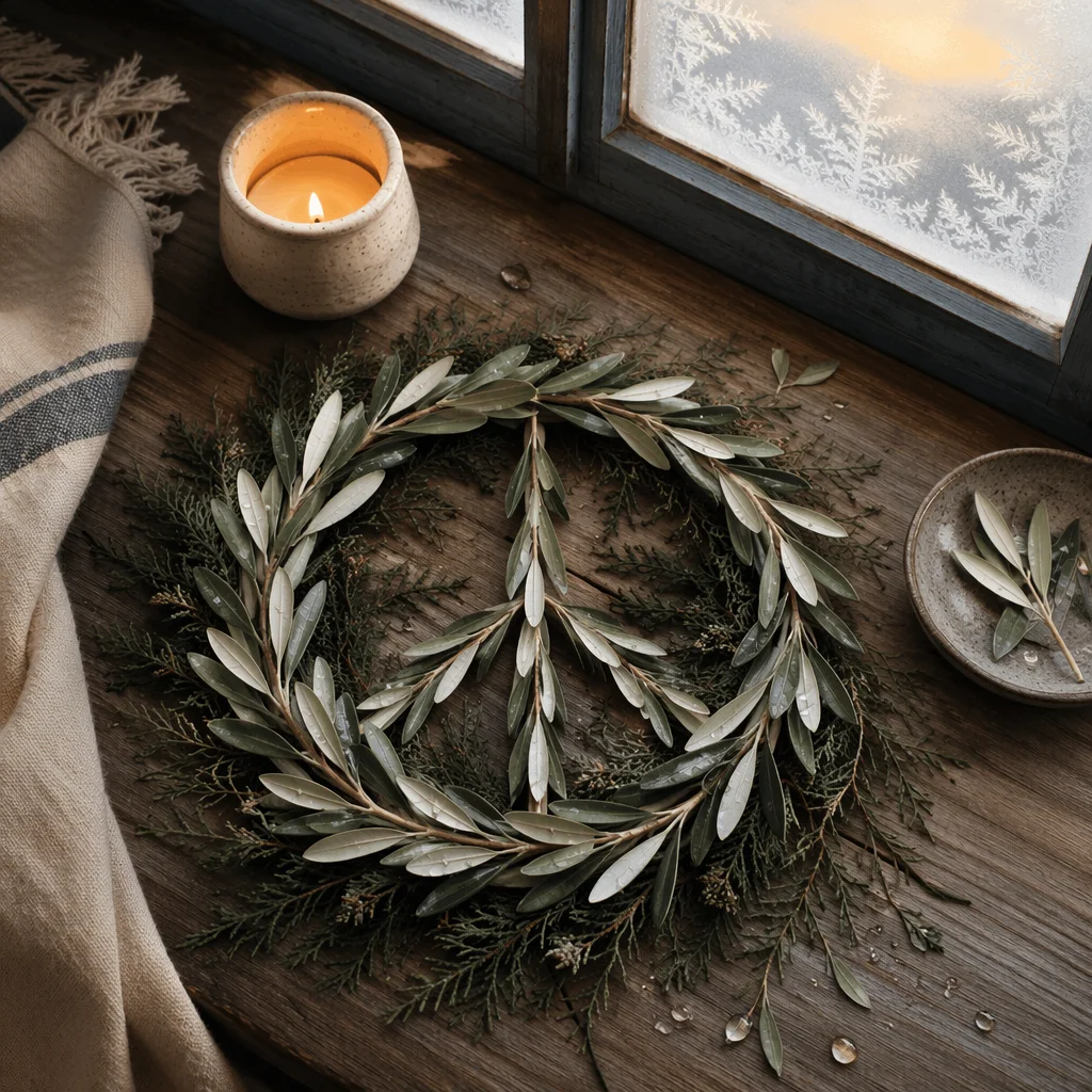 Olive Branch Peace on Evergreen Dawn