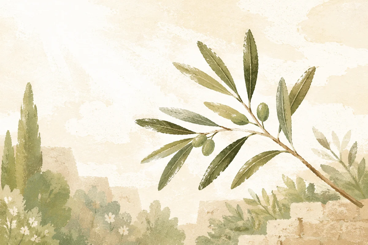 Evergreen Olive Branch Peace Symbol