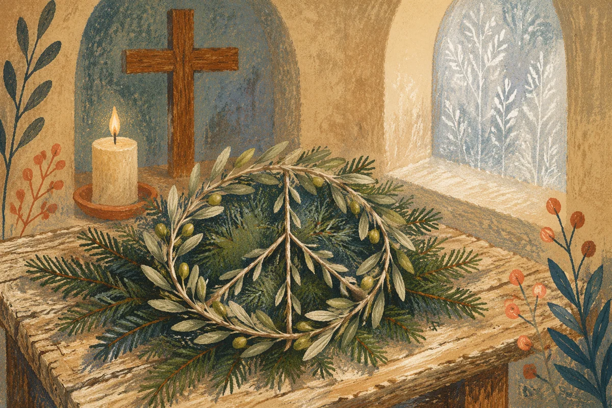 Olive Branch Peace Symbol in Chapel