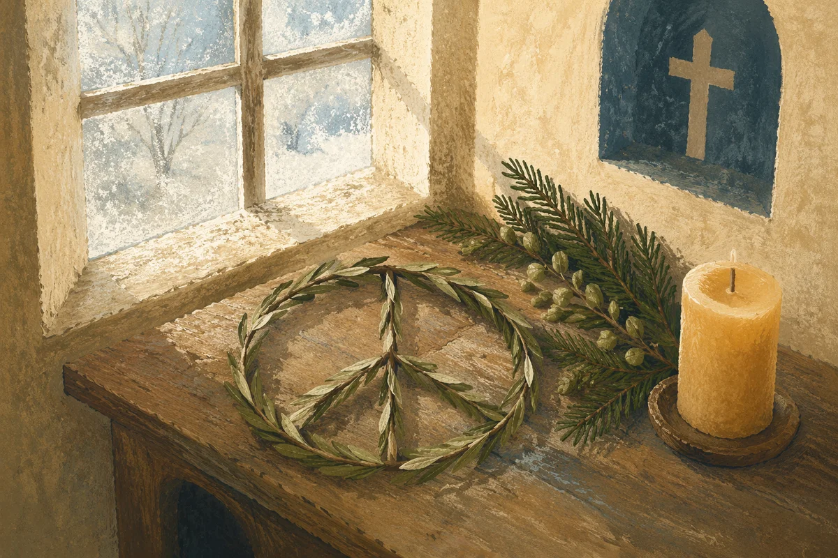 Olive Branch Peace Symbol in Chapel