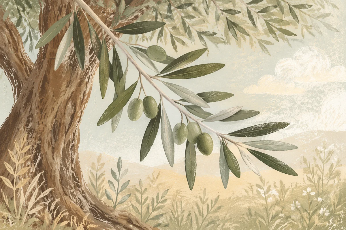 Evergreen Olive Branch Peace Symbol