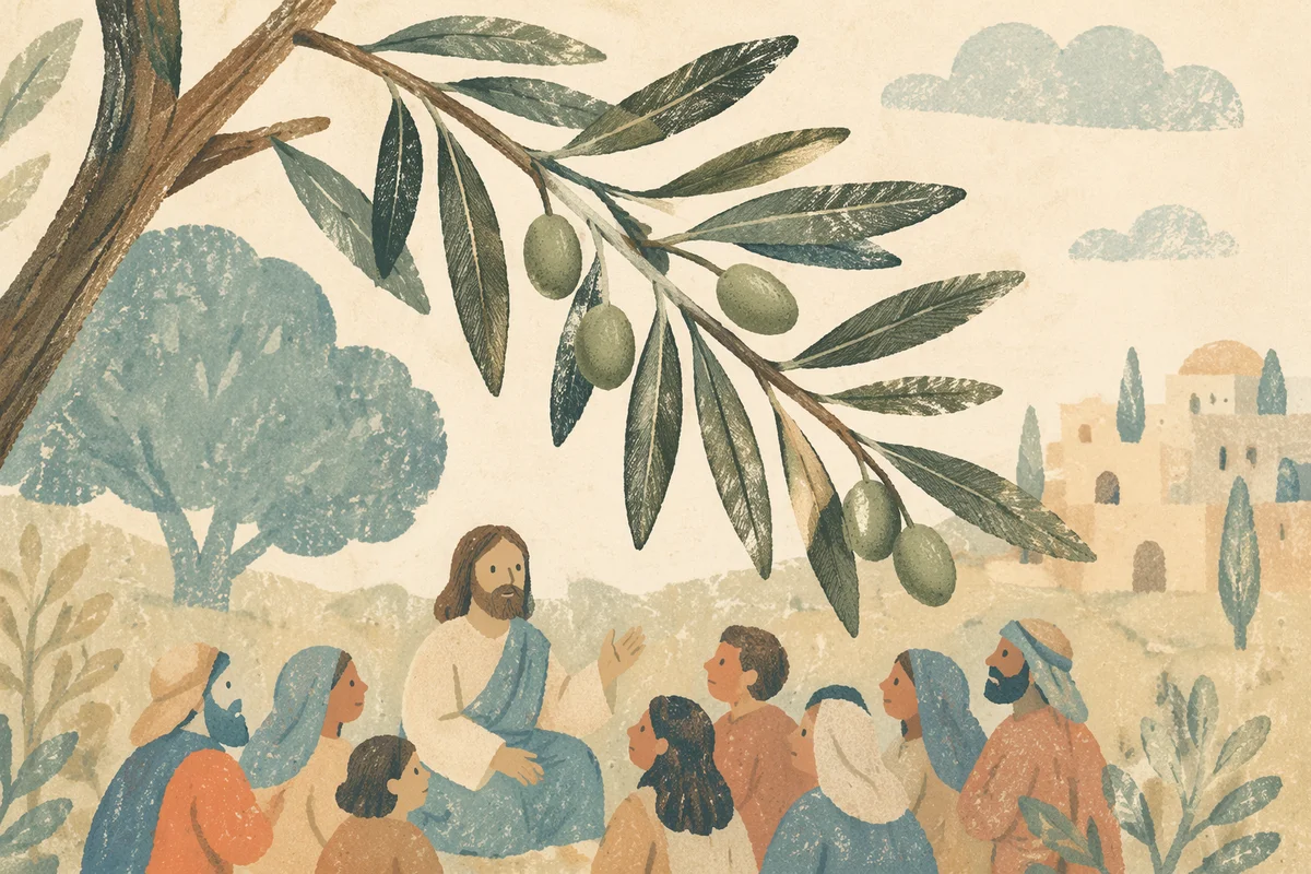 Evergreen Olive Branch Symbol of Peace
