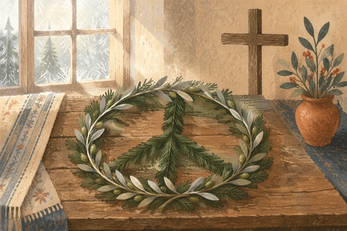 Olive Branch Peace Symbol in Chapel