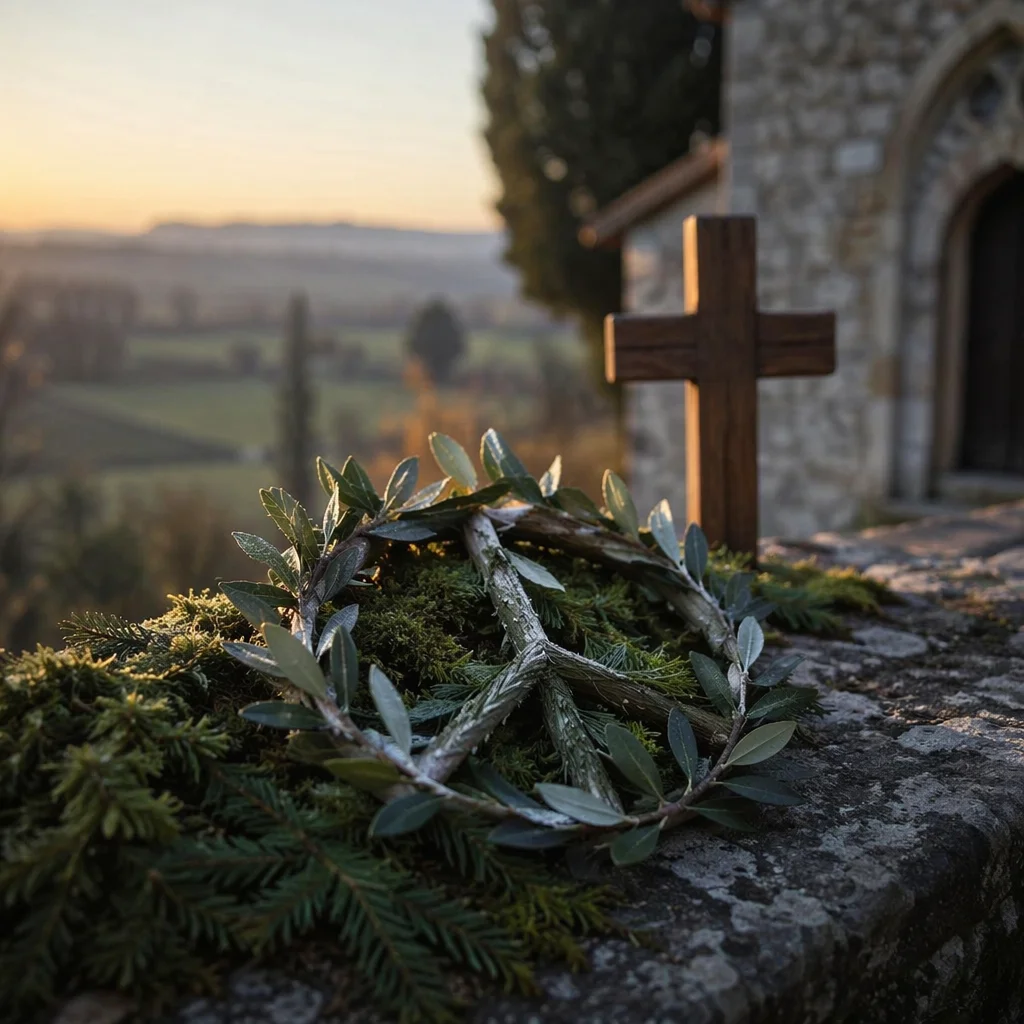 Olive Branch Peace Symbol at Winter Chapel