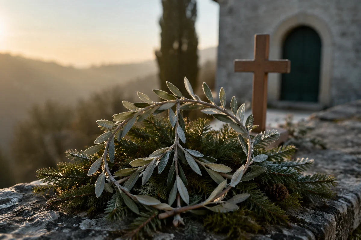 Olive Branch Peace Symbol at Winter Chapel