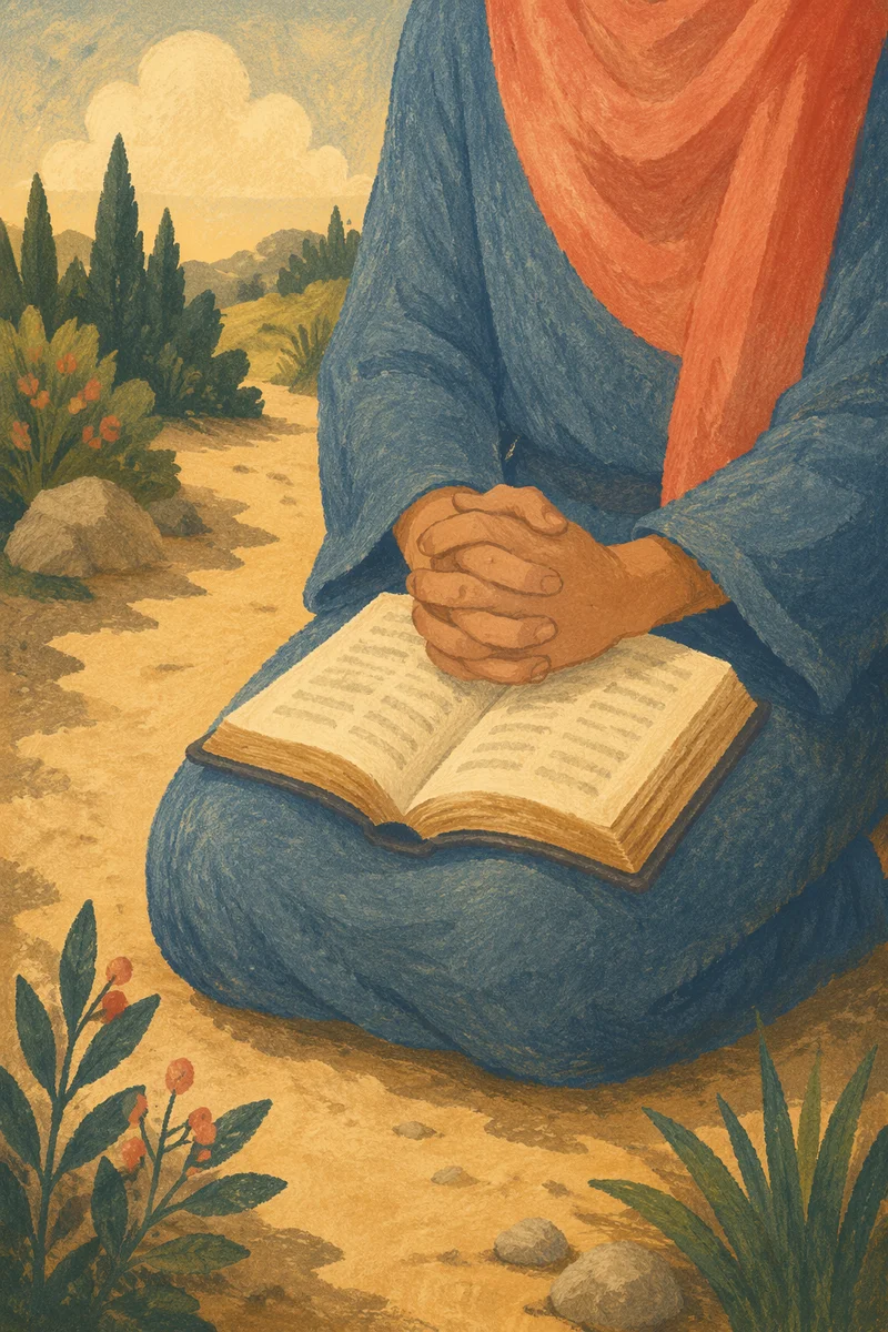 Quiet Prayer on Evergreen Path
