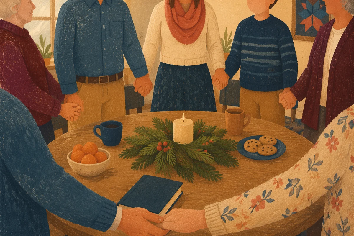 Intergenerational Prayer Circle with Evergreen Fellowship