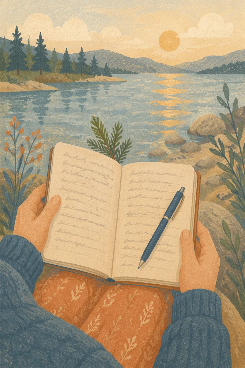 Morning Prayer Journal by Quiet Lakeshore