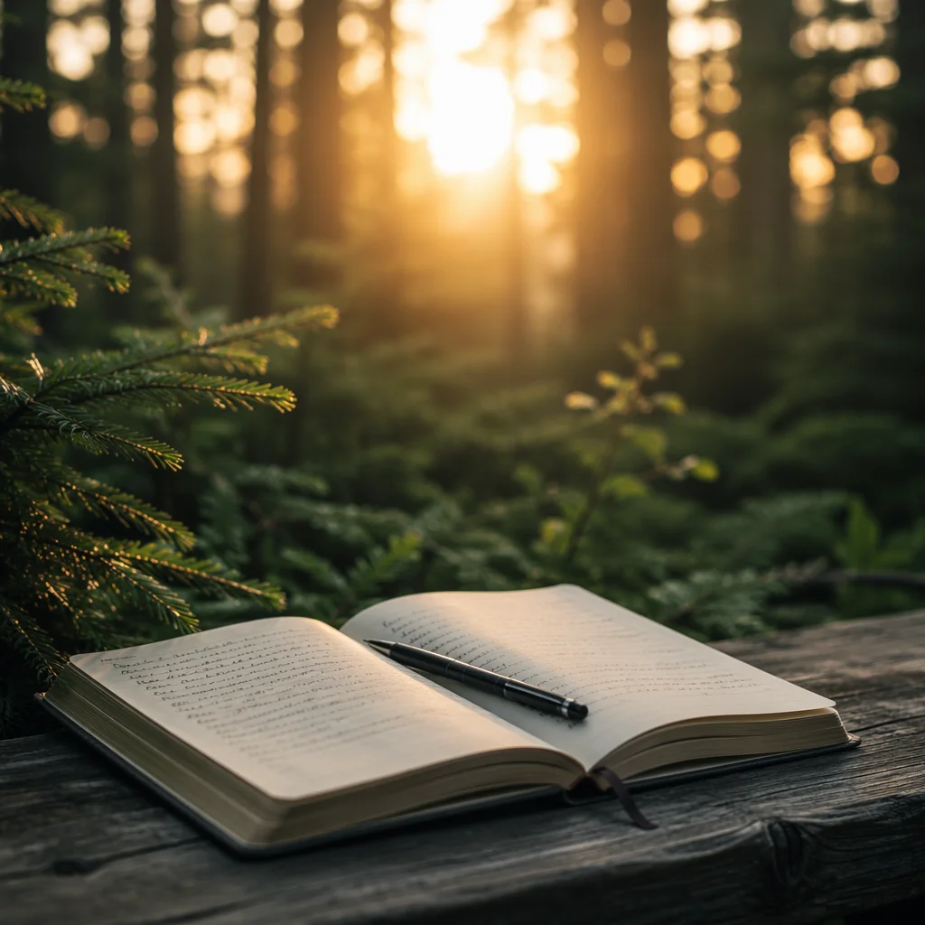 Morning Prayer Journal in Evergreen Light