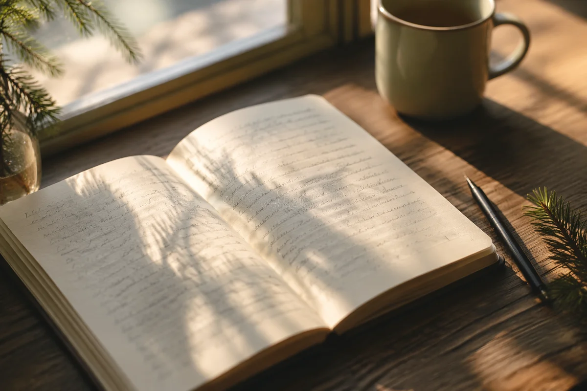 Morning Prayer Journal with Evergreen Light