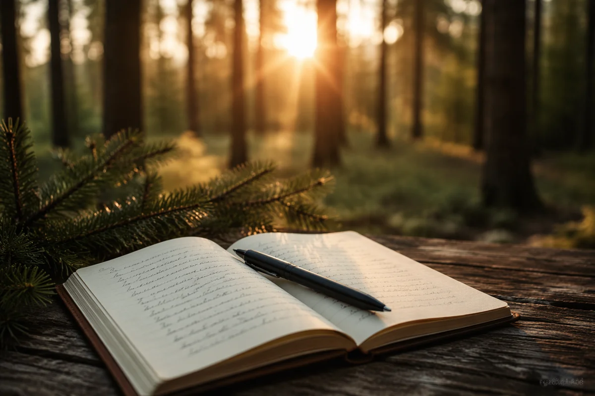 Morning Prayer Journal in Evergreen Light