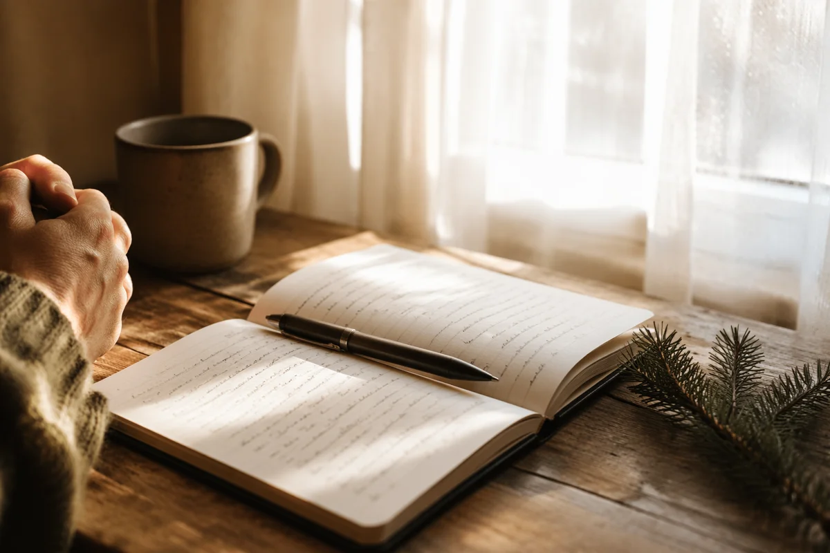 Morning Prayer Journal with Evergreen Hope