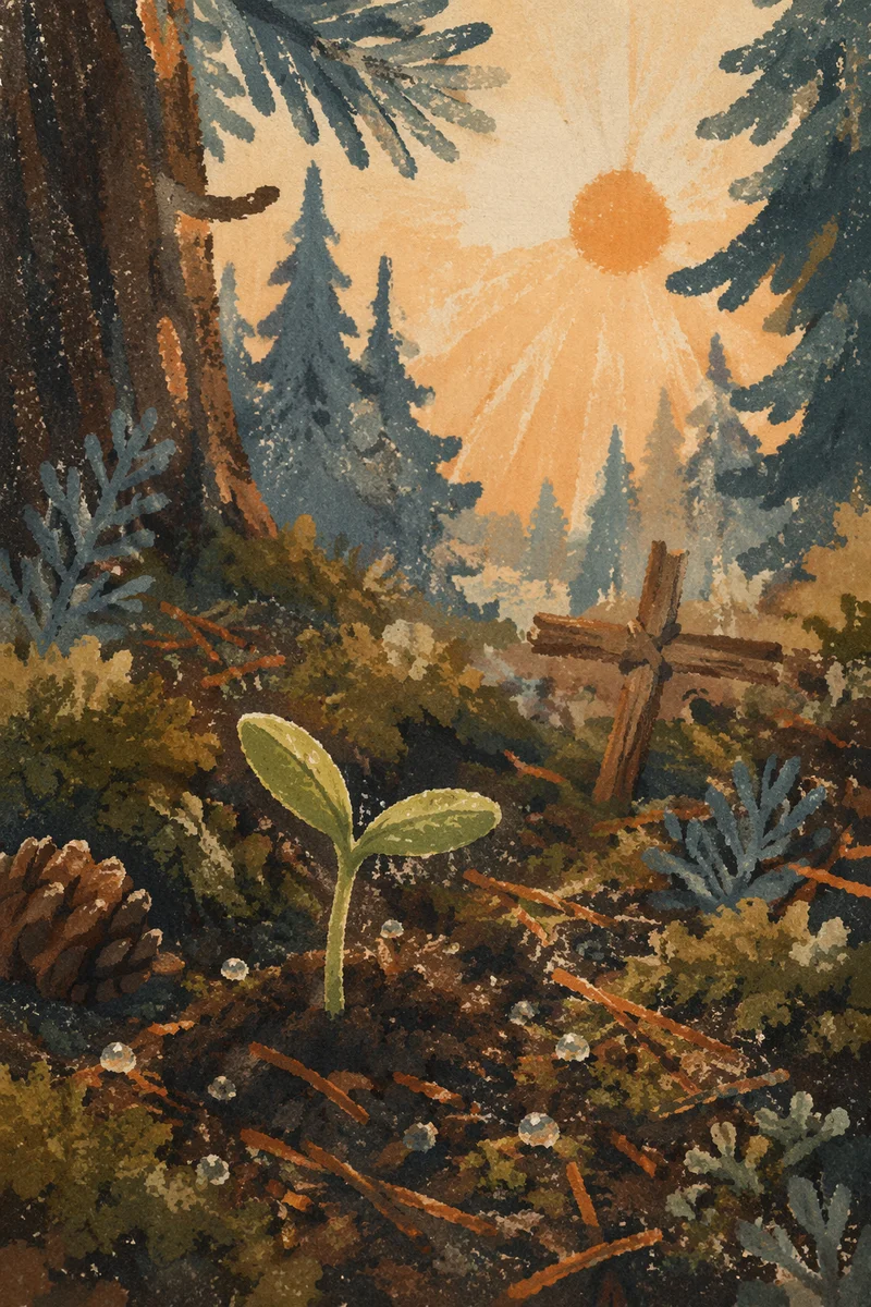 Evergreen Seedling of Hope and Renewal