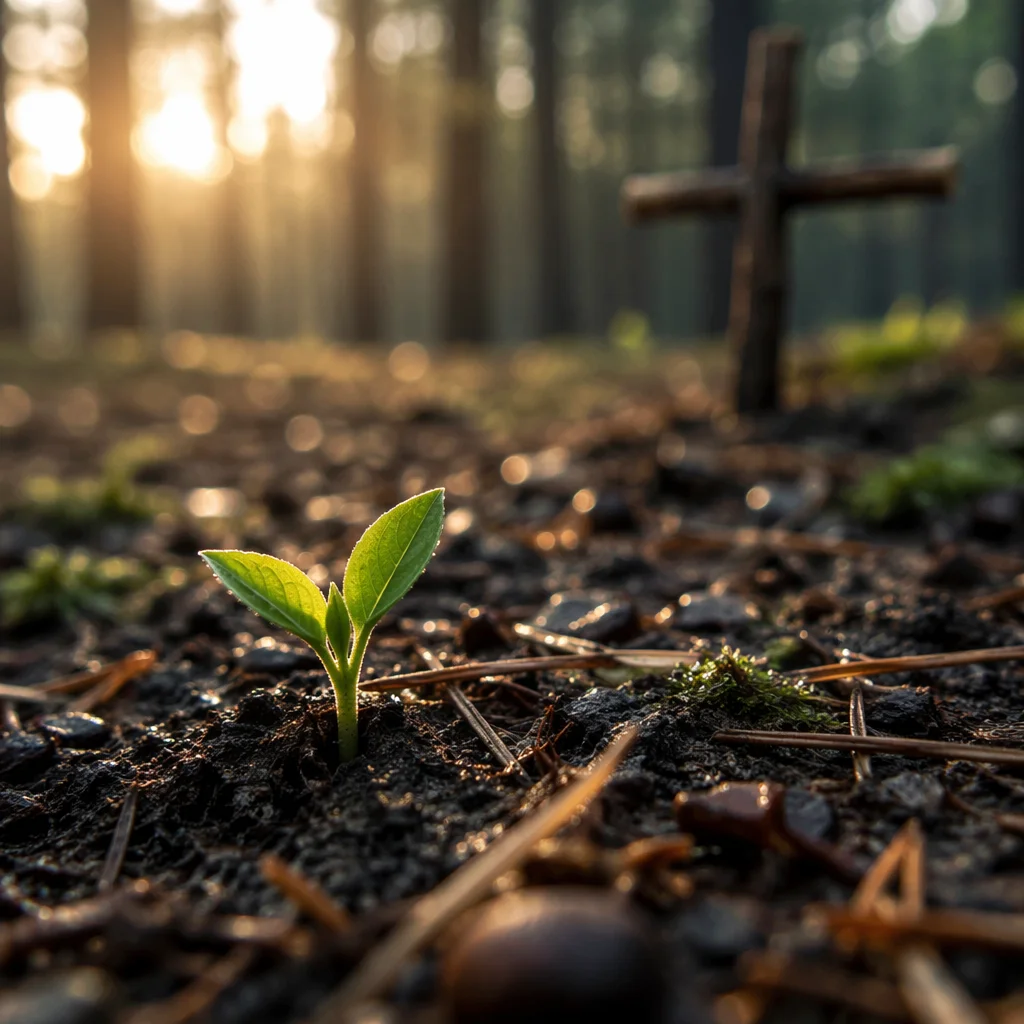 New Life Seedling in Evergreen Dawn