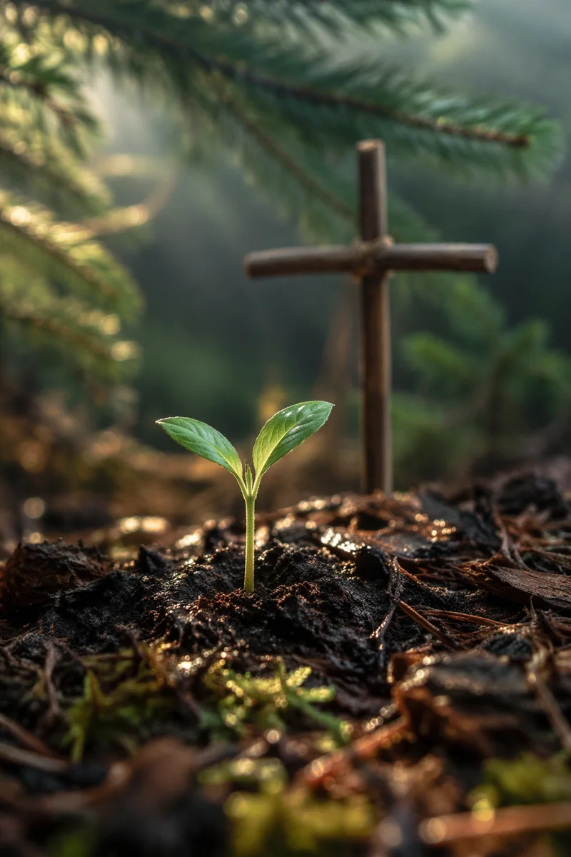Evergreen Sprout of Faith and Renewal