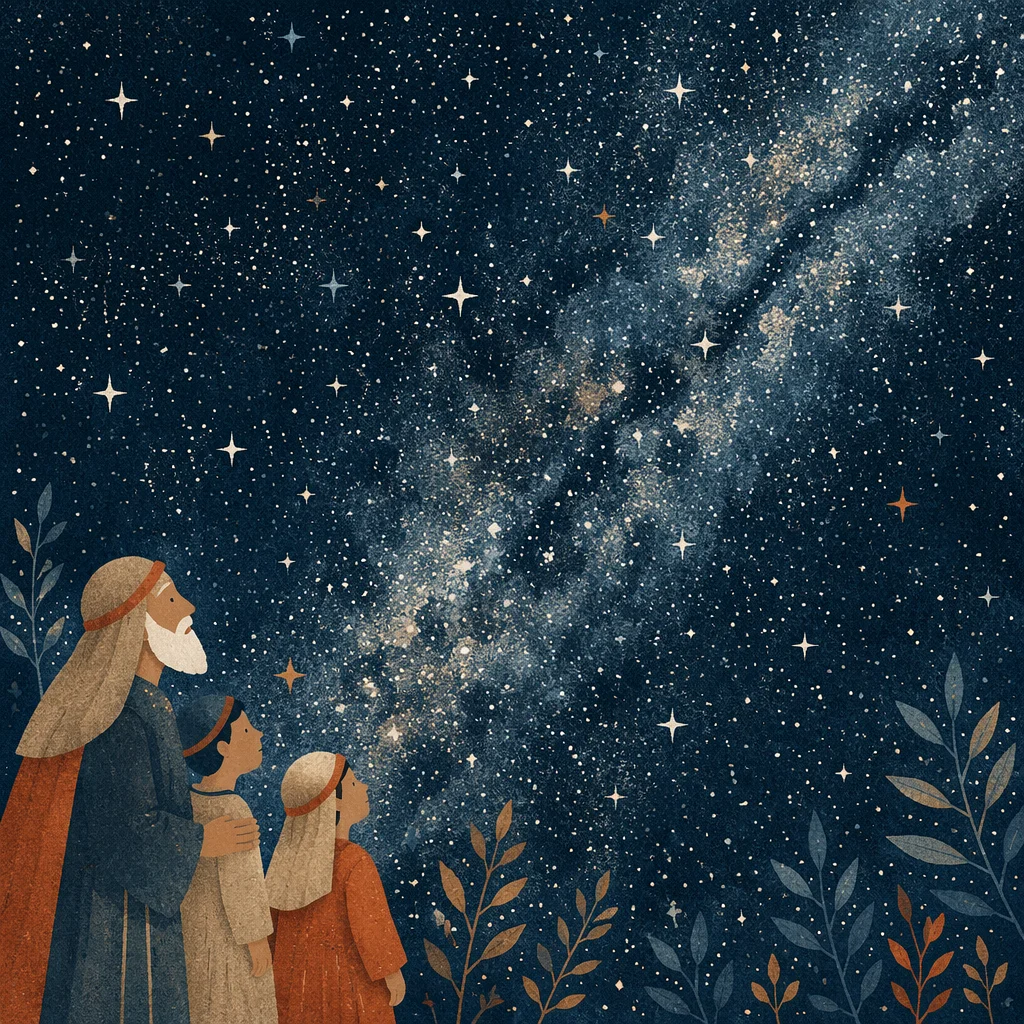 Serene Milky Way Starry Night Sky