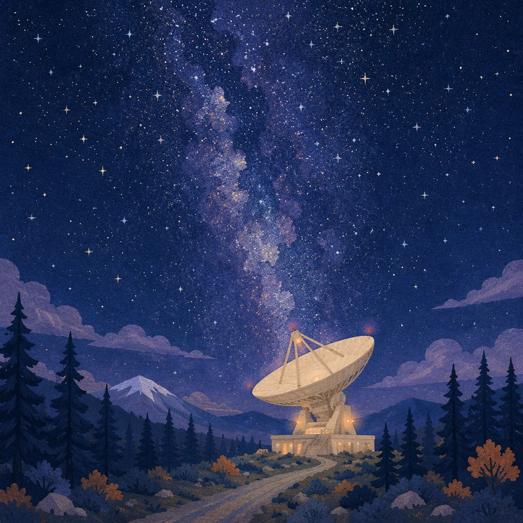 Milky Way Over Evergreen Mountain Observatory