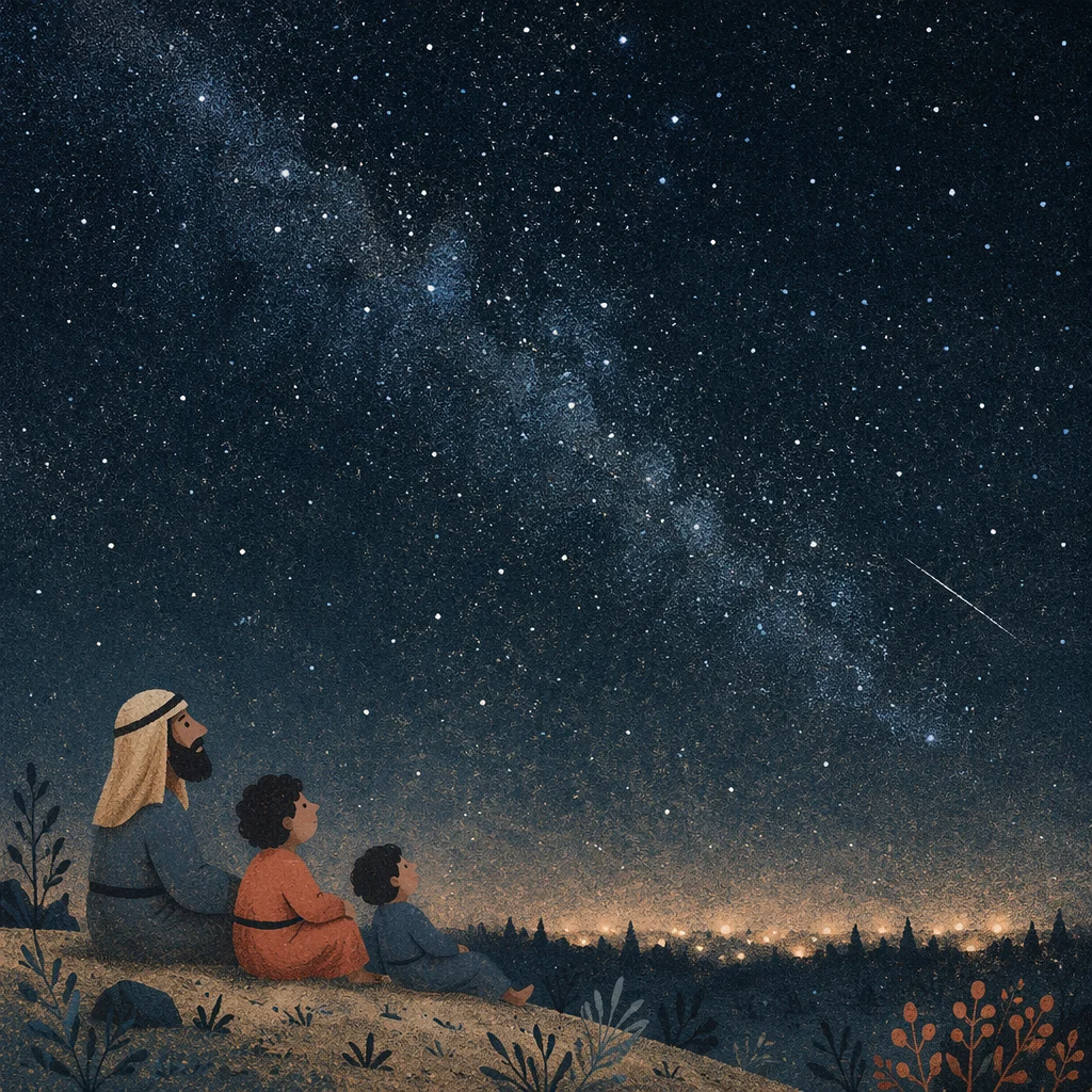 Milky Way Over Quiet Evergreen Horizon