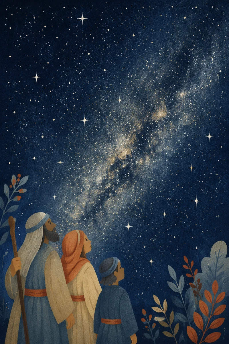 Serene Milky Way Starry Night Sky