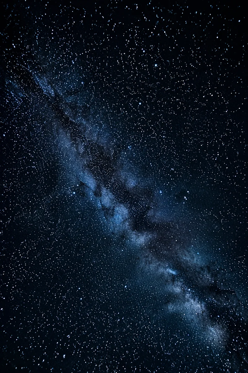 Starry Milky Way Night Sky Background