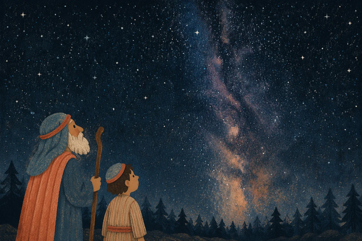 Milky Way Over Evergreen Forest Silhouette