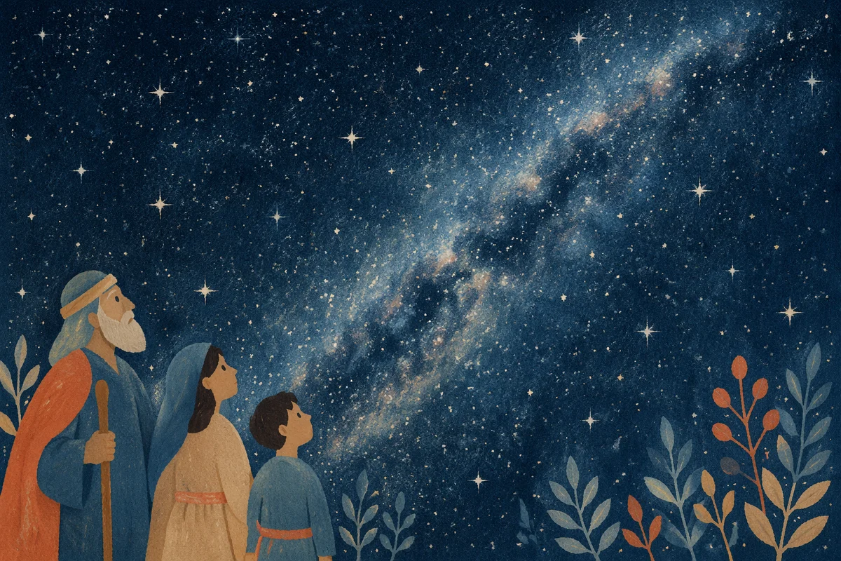 Serene Milky Way Starry Night Sky