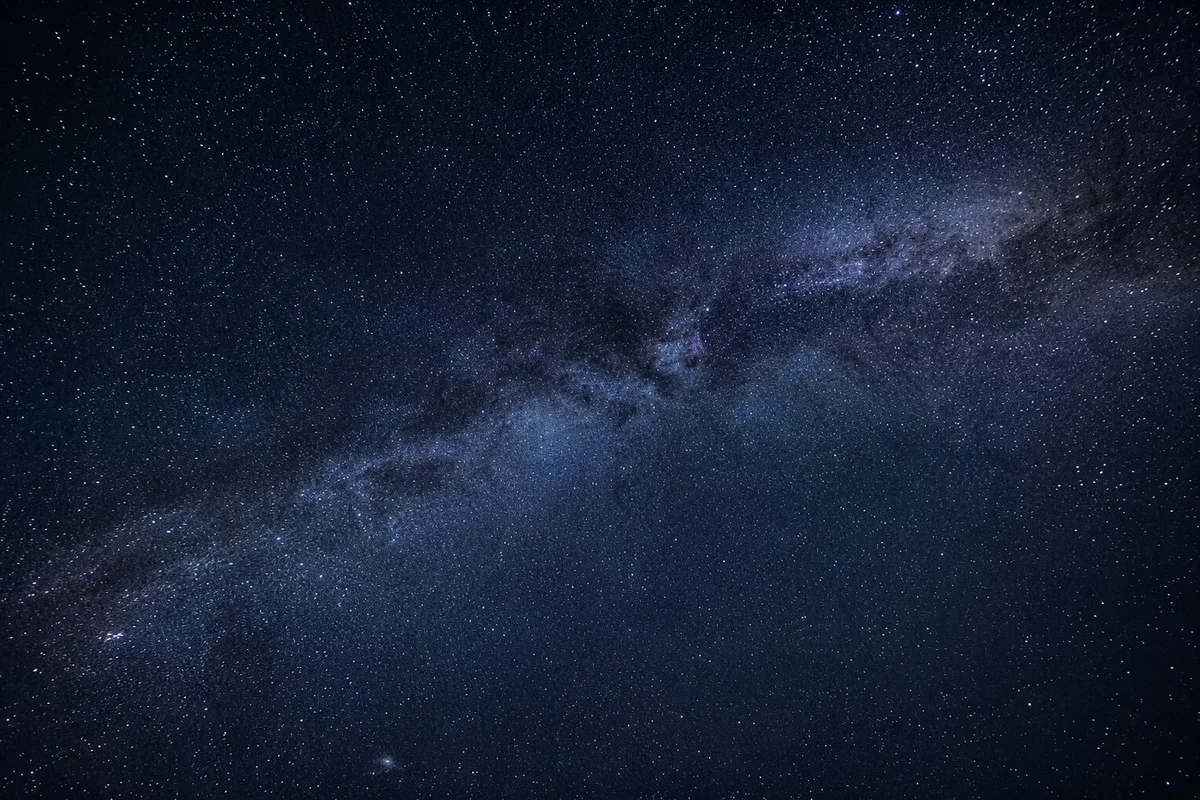 Serene Milky Way Starry Night Sky