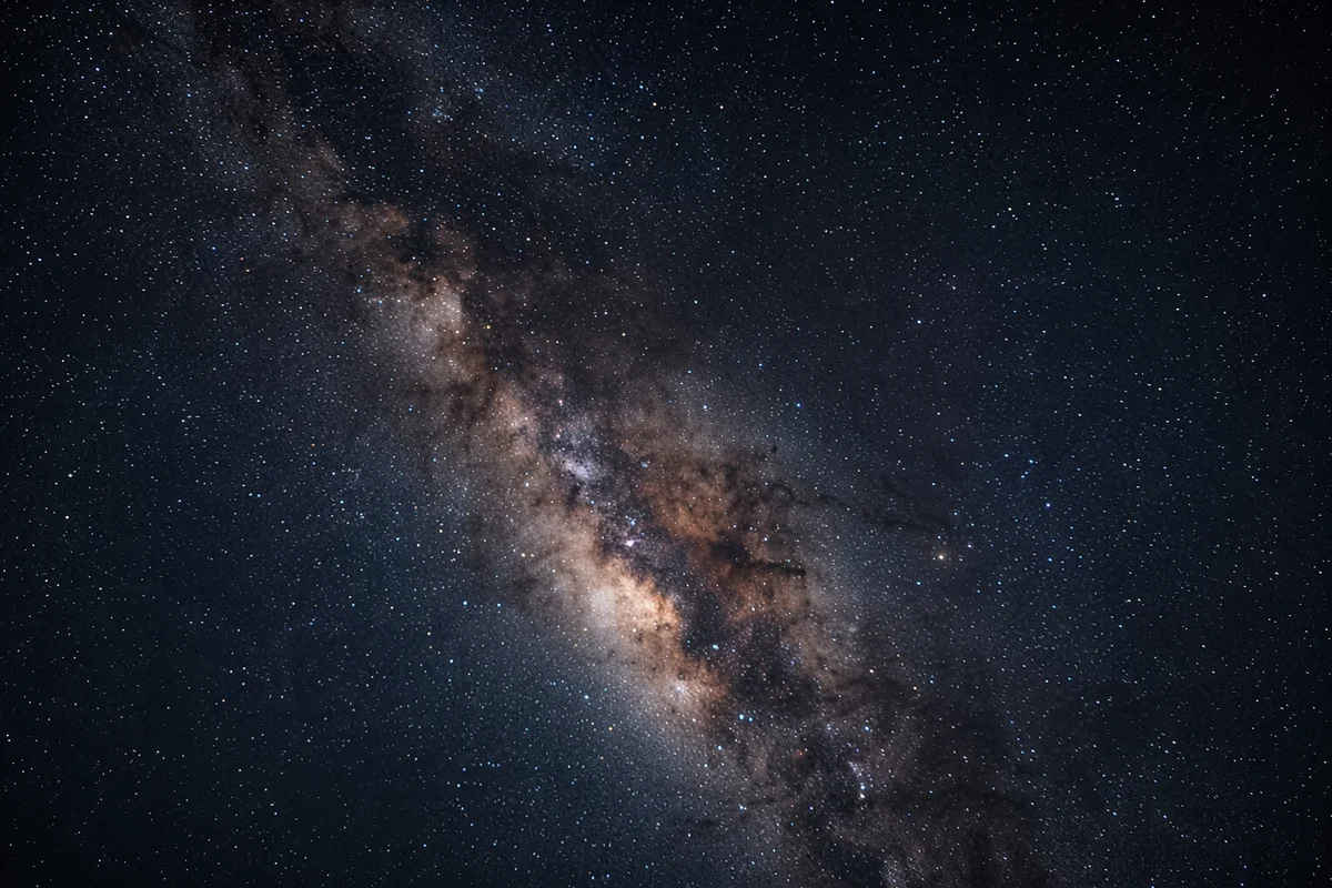 Milky Way Across a Starry Night Sky