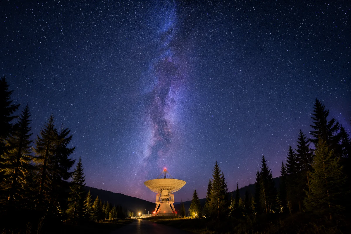 Milky Way Over Evergreen Mountain Observatory