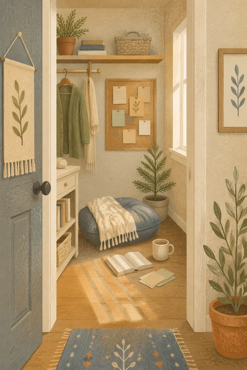 Quiet War Room Prayer Closet Retreat