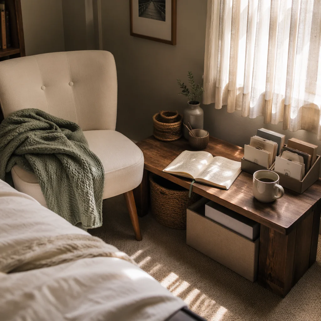 Peaceful War Room Prayer Corner Interior