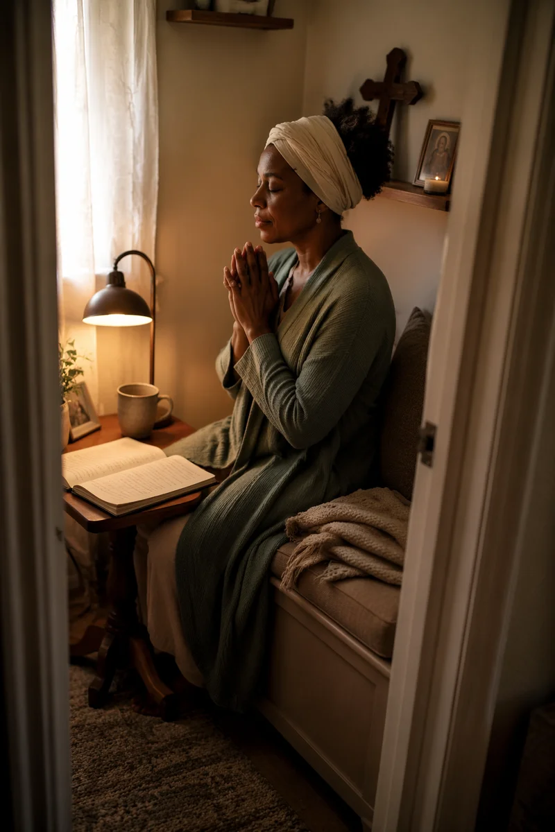 Peaceful War Room Prayer Closet Morning