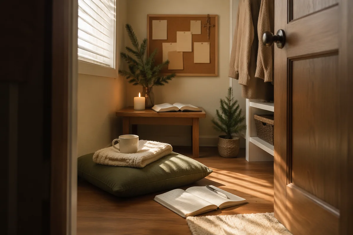 Evergreen War Room Prayer Closet Interior