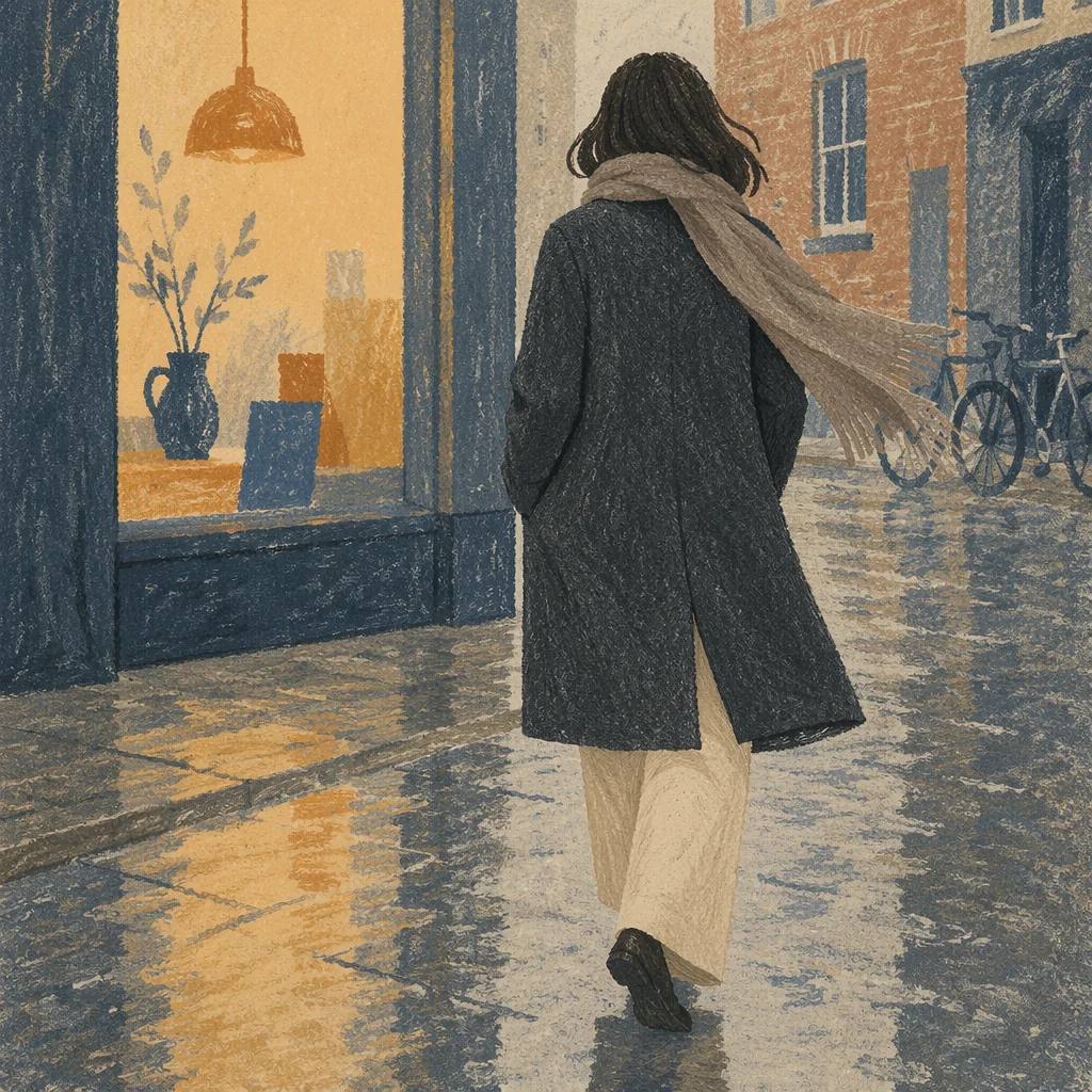 Rainy City Street Style Fashion Editorial