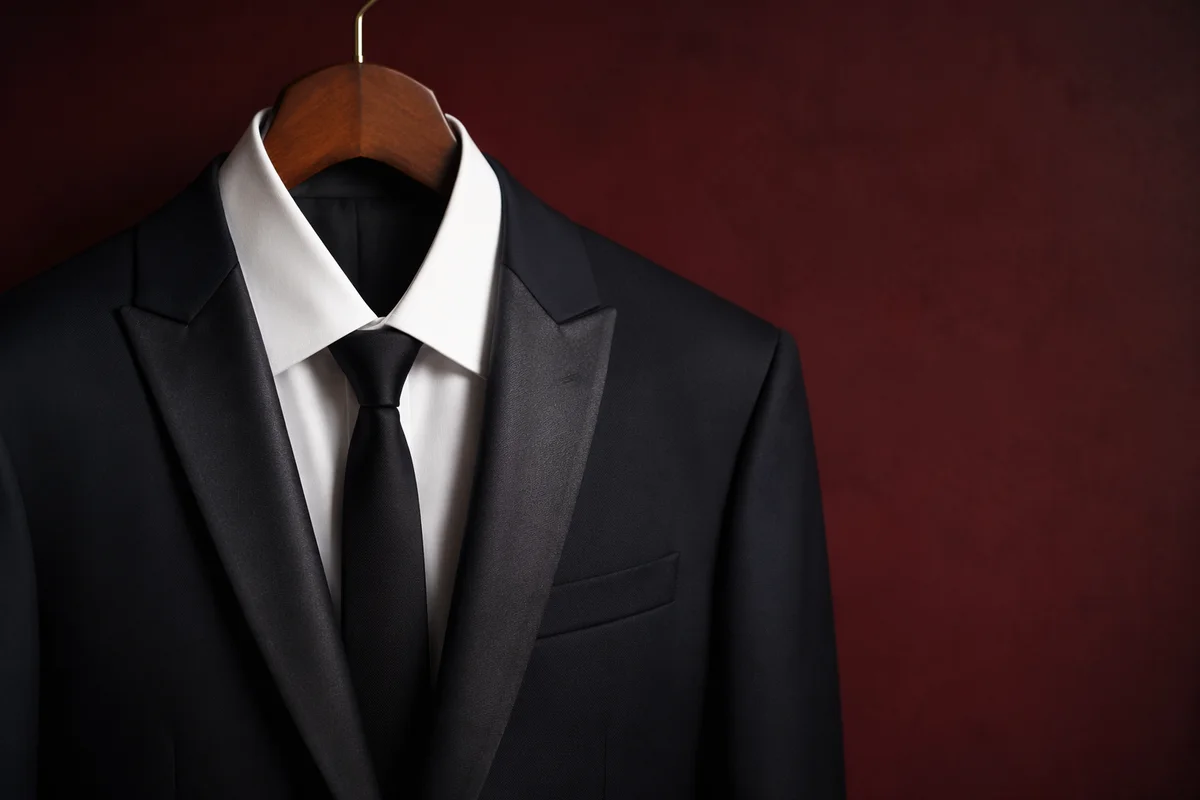 Tailored Mens Business Suit on Hanger
